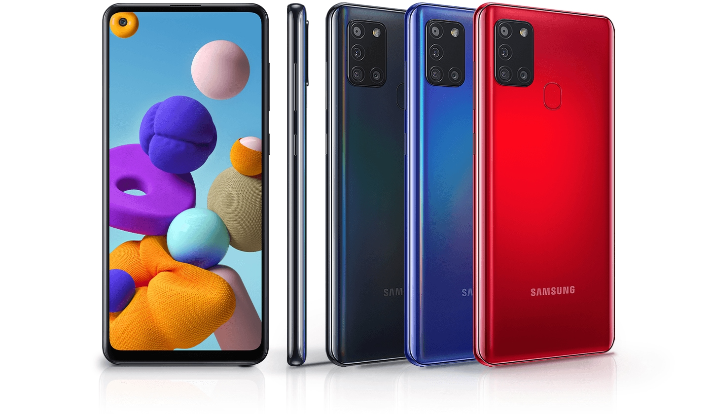 Смартфон Samsung Galaxy A21s 4/64 ГБ черный – купить онлайн в Нова
